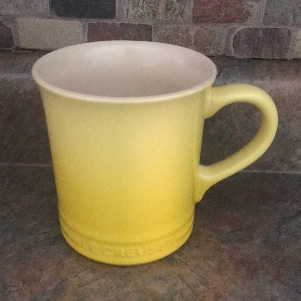 Le Creuset Yellow Ombre Stoneware Mug
